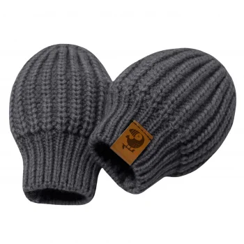 Рукавички вязаные Woolly, Графит
