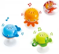 Игрушки для малышей набор погремушек "Морские друзья", 3 предмета