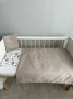 Комплект в кроватку Babyshowroom, 4 пр., "Ежики латте"