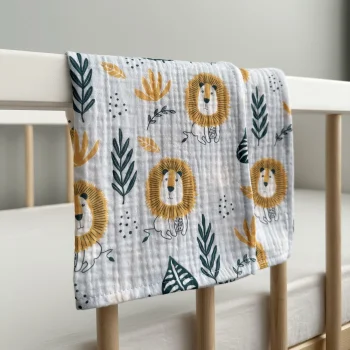 Набор муслиновых платочков для лица и рук Babyshowroom, Лев