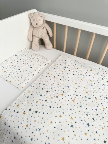 Комплект в кроватку Babyshowroom, 4 пр., "Звёздочки"