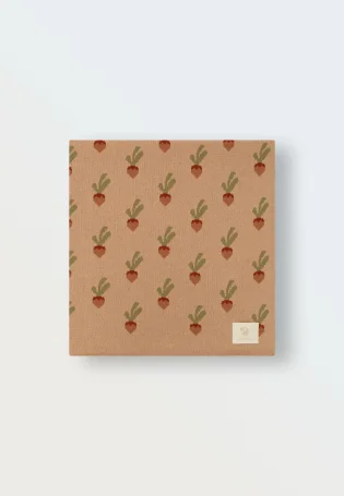 Мягкий вязаный плед Simple, редиски