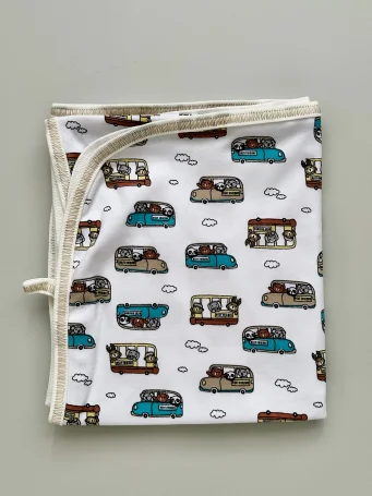 Пелёнка-накидка, Машинки