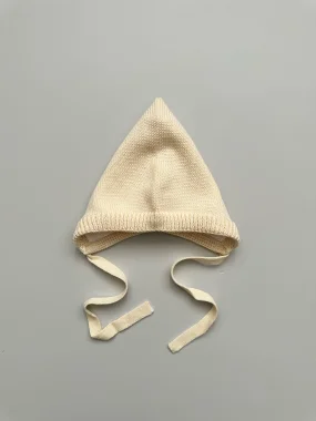 Чепчик вязаный (льняной)