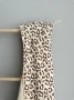 Муслиновое полотенце Babyshowroom, 100х100 см., Леопард на молочном
