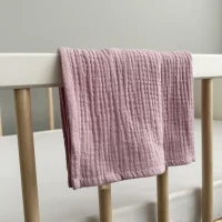 Набор муслиновых полотенец для лица и рук Babyshowroom, розовый