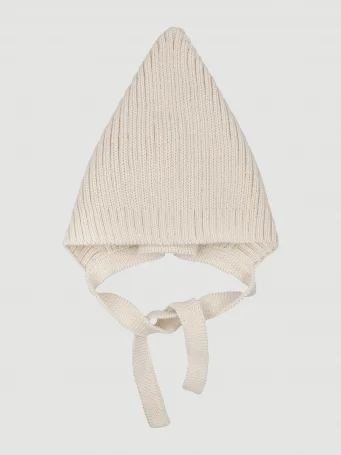 Шапка вязаная (Чепчик) Mjölk Экрю