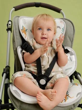 Дышащий 3D матрасик LEOKID Double (Animal Friends) 