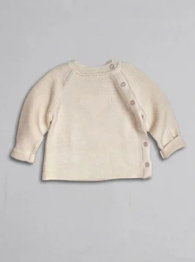 Кардиган Слоновая кость из органического хлопка