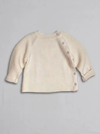 Кардиган Слоновая кость из органического хлопка