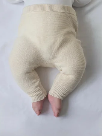 Штанишки Слоновая кость из органического хлопка