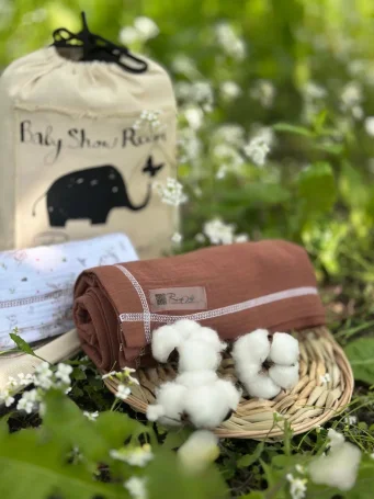 Комплект пеленок муслин Babyshowroom x RinaAmari, 3шт.