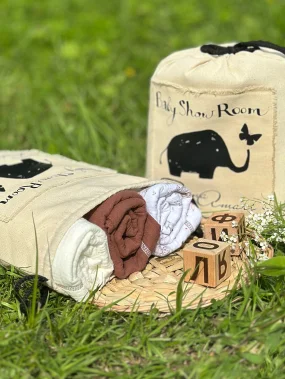 Комплект пеленок муслин Babyshowroom x RinaAmari, 3шт.