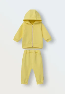 Костюм из футера петля (сливочное масло)