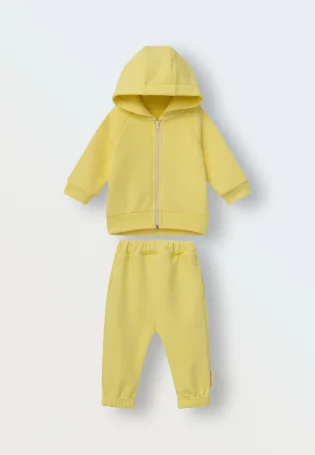 Костюм из футера петля (сливочное масло)