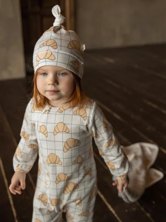 Комбинезон Mjölk Круассаны, на окантовке