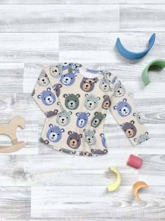 Футболка с длинным рукавом Mjölk Grizzly Bears