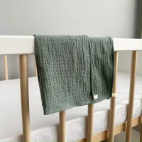 Набор муслиновых полотенец для лица и рук Babyshowroom, шалфей