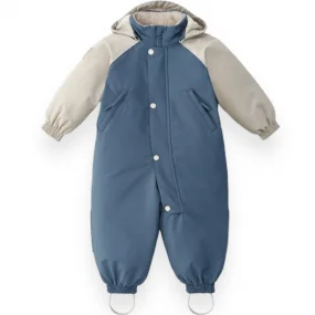 Зимний комбинезон Leokid Color Block “Salt Blue”