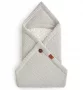 Летний вязаный конверт-плед на выписку Universal светло-серый