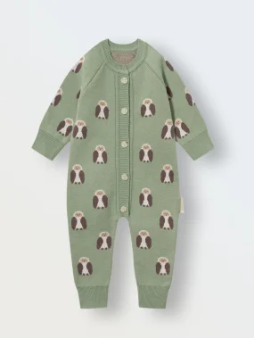 Вязаный комбинезон "Совы"