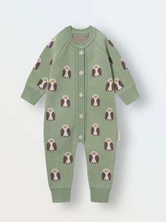 Вязаный комбинезон "Совы"