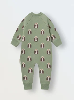 Вязаный комбинезон "Совы"