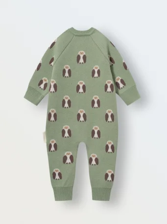 Вязаный комбинезон "Совы"