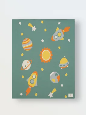 Мягкий вязаный плед Simple, Космос