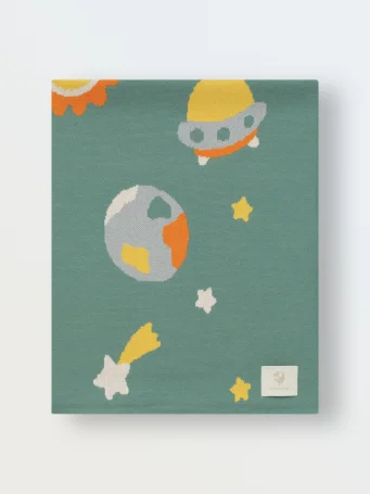 Мягкий вязаный плед Simple, Космос