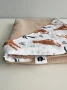 Муслиновое полотенце Babyshowroom, 100х100 см., Леопард/бежевый