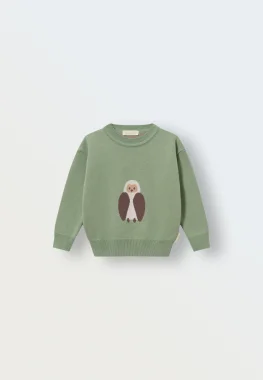 Джемпер вязаный (совенок)