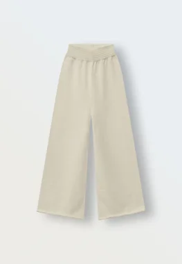 Брюки вязаные (экрю)