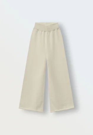 Брюки вязаные (экрю)