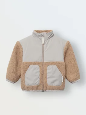 Куртка демисезонная из шерпы (сливочный)