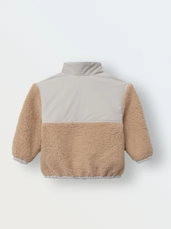 Куртка демисезонная из шерпы (сливочный)