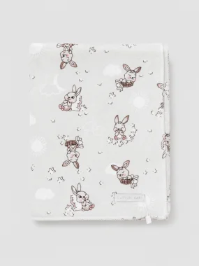 Пеленка фланелевая Cotton Baby Зайчики