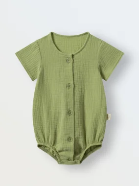 Боди из муслина (оливка)