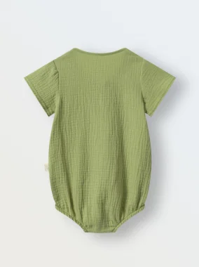 Боди из муслина (оливка)
