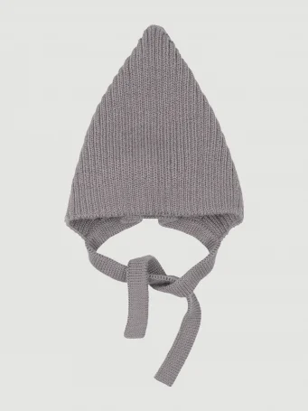 Шапка вязаная (Чепчик) Mjölk Светло-серый