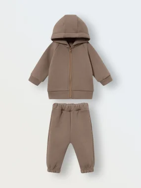 Костюм из футера (капучино)