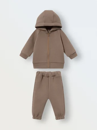 Костюм из футера (капучино)