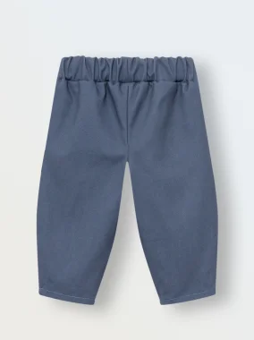 Брюки из твила (синий)