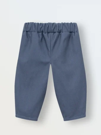 Брюки из твила (синий)