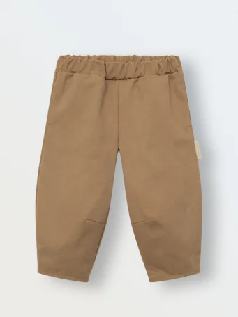 Брюки из твила (корица)