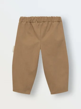 Брюки из твила (корица)