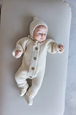 Комплект рубашка и шорты из муслина (молочный)