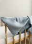 Муслиновое полотенце Babyshowroom, 100х100 см., Серо-голубой