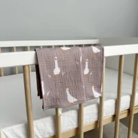 Набор муслиновых полотенец для лица и рук Babyshowroom, Гуси