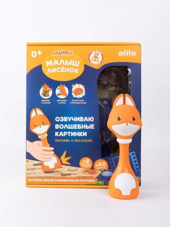 Игрушка Abumba Малыш Лисёнок® F1, оранжевый.